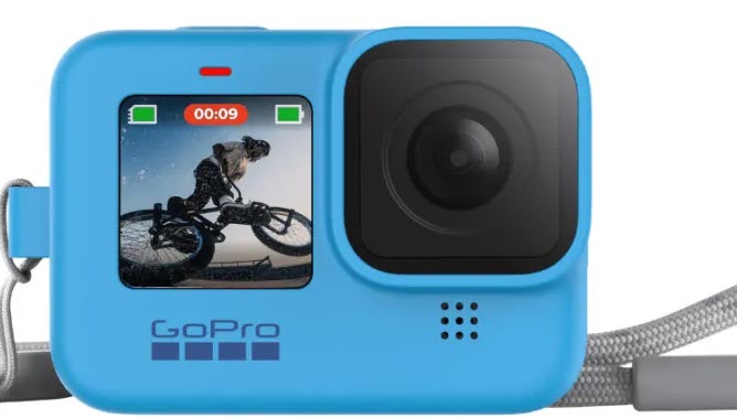 GoPro in Blue